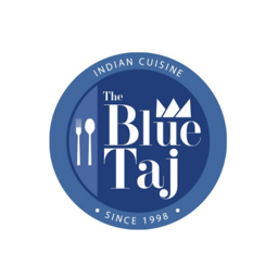 The Blue Taj logo.
